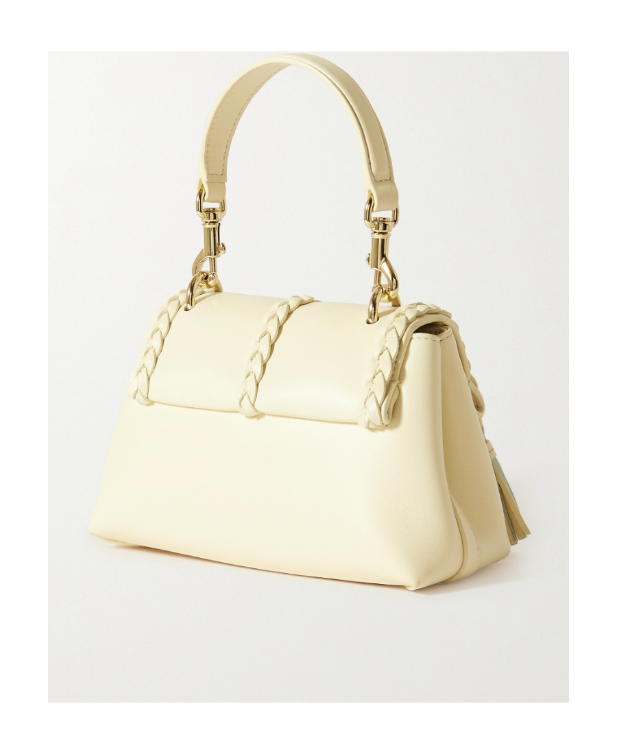 Chloé Small Penelope Leather Shoulder Bag In Nude