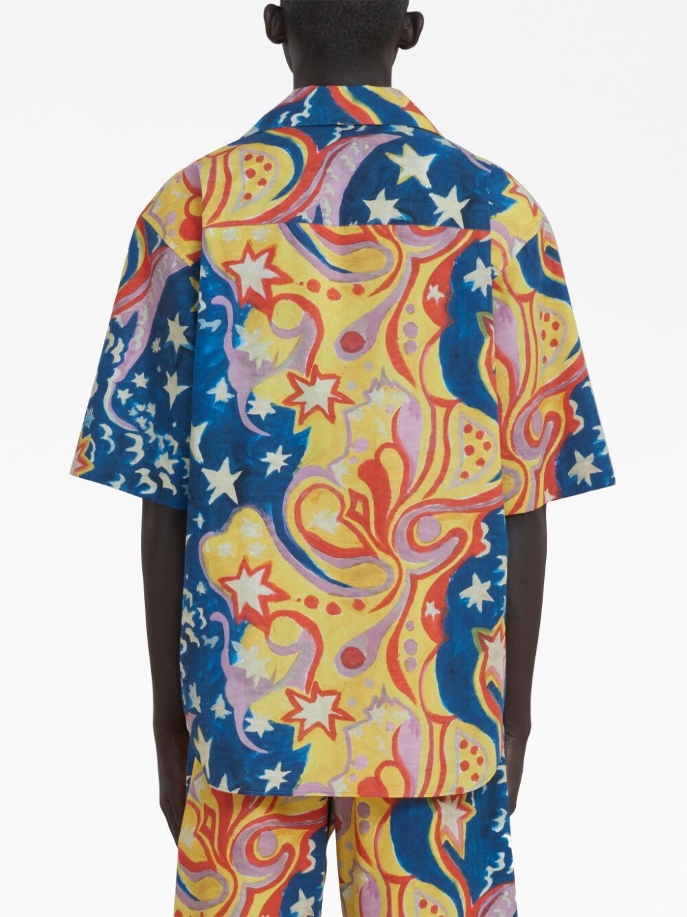 Marni Graphic-print Short-sleeved Shirt In Multicolor
