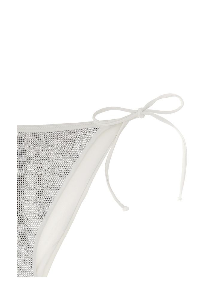 Mc2 Saint Barth Virgo Bikini Bottoms Beachwear White In White