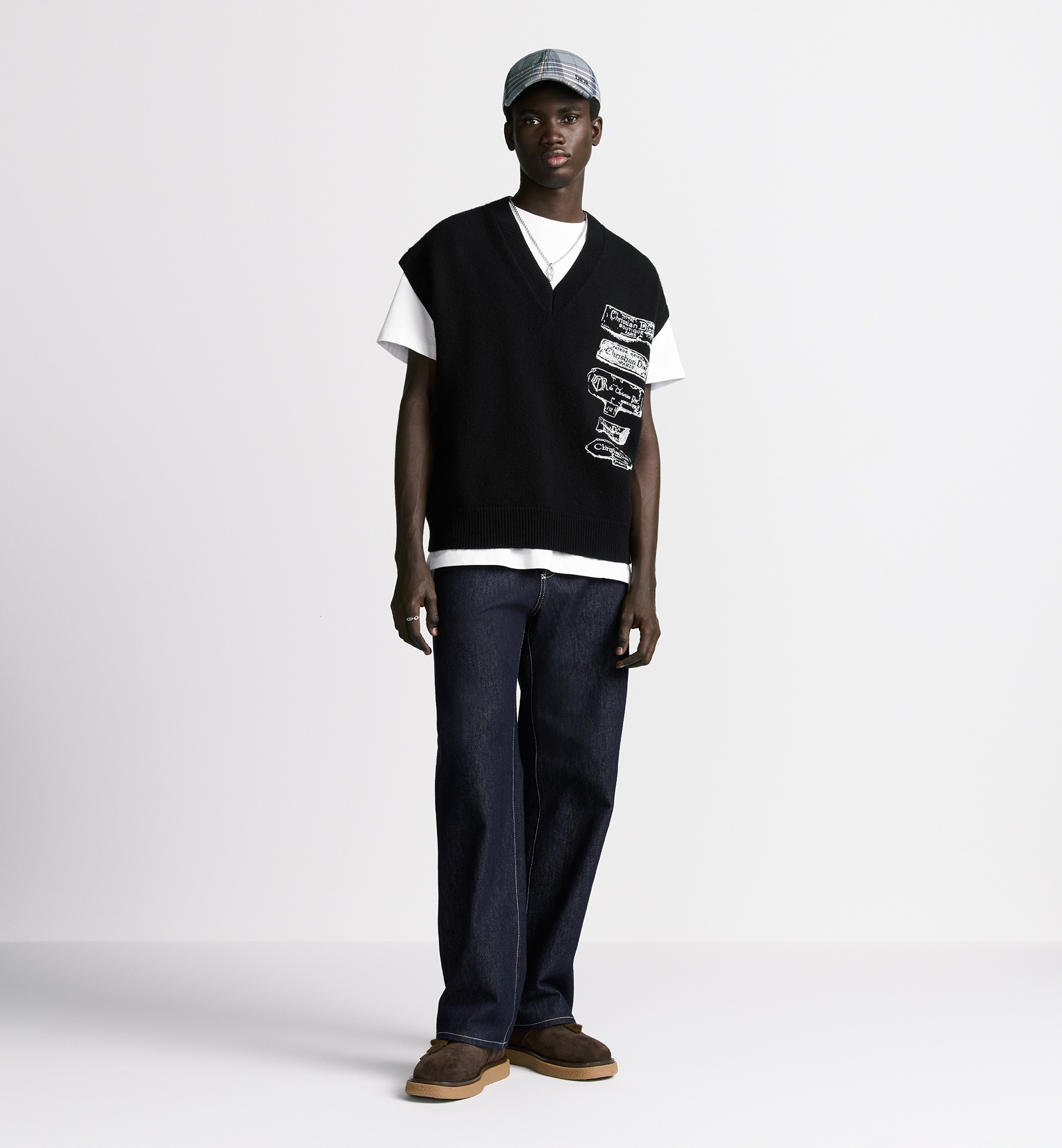 Dior Belt-loop Jeans In Black