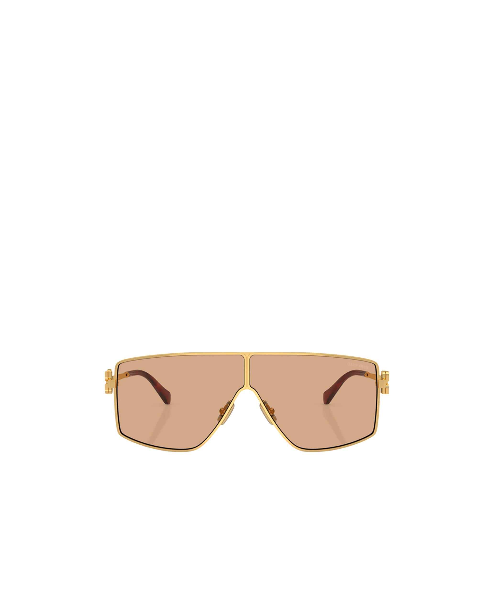 Miu Miu Oversize-frame Sunglasses In Nude