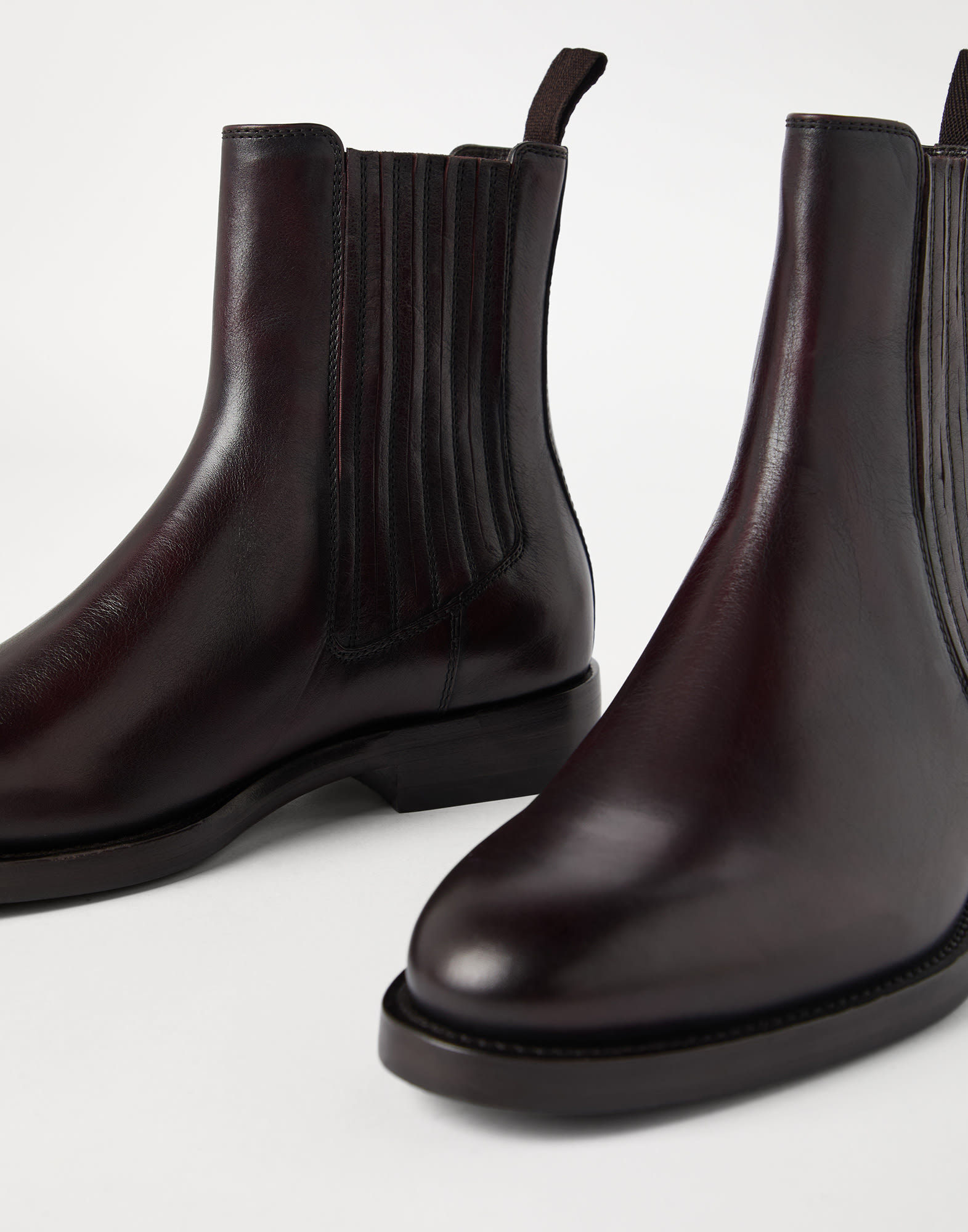 Brunello Cucinelli Burnished Leather Chelsea Boots In Animal Print
