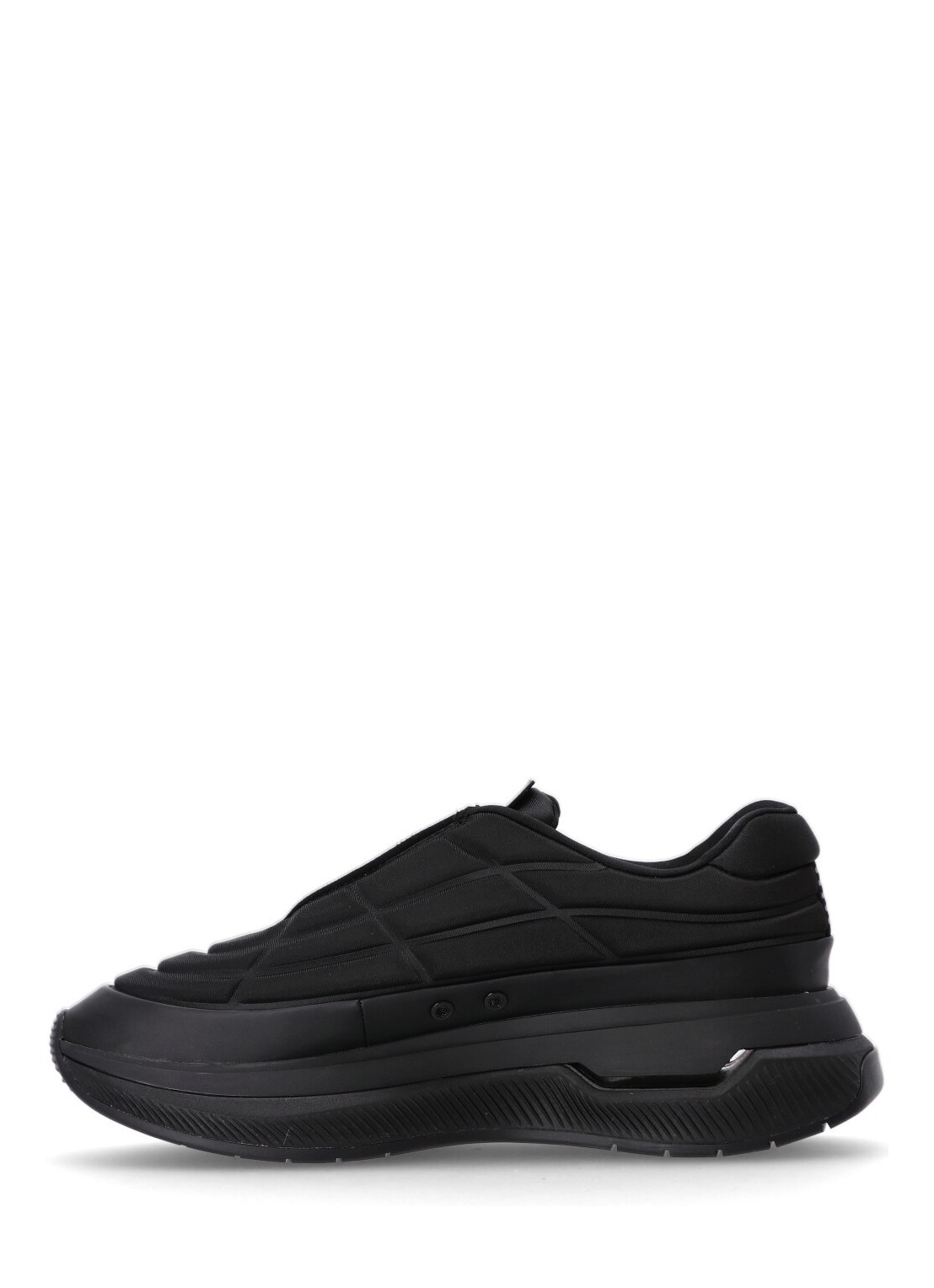 Hugo Boss Void Quilted Sneakers In Black