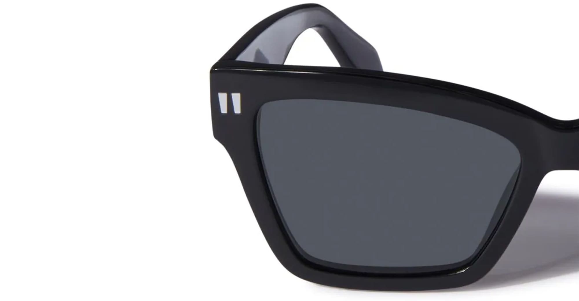 Off-white Cincinnati Rectangle-frame Sunglasses In Black