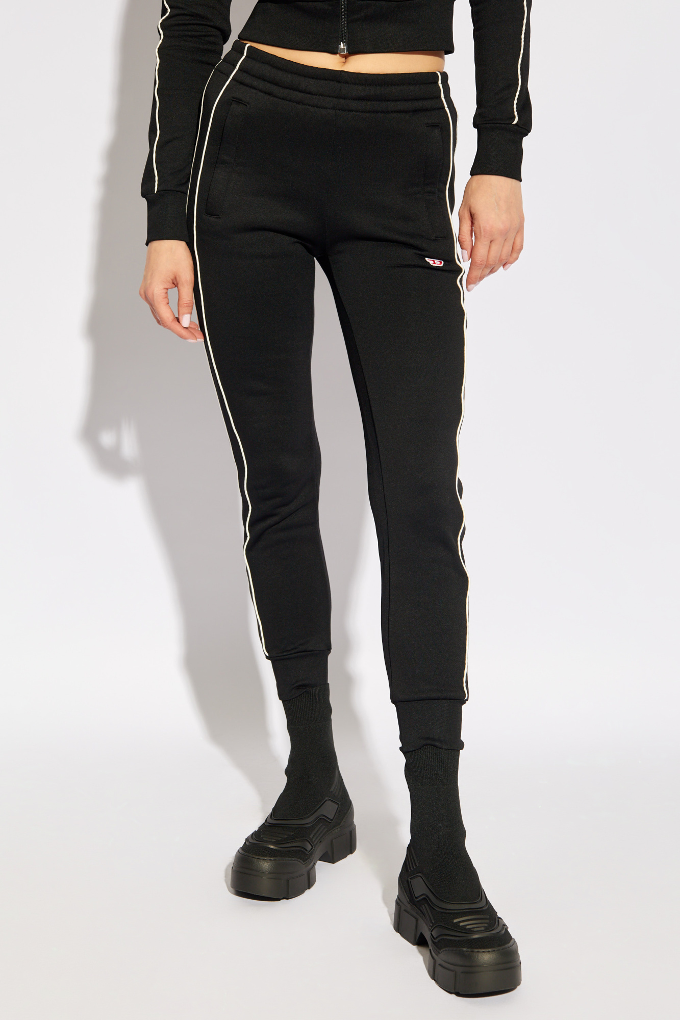 Diesel Sweatpants In Black