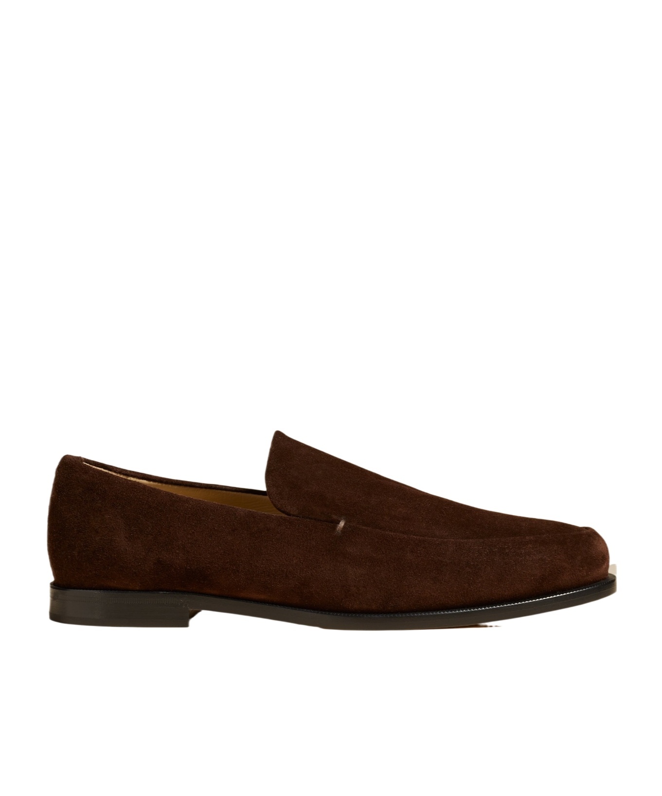 Khaite Alessio Suede Loafers In Brown
