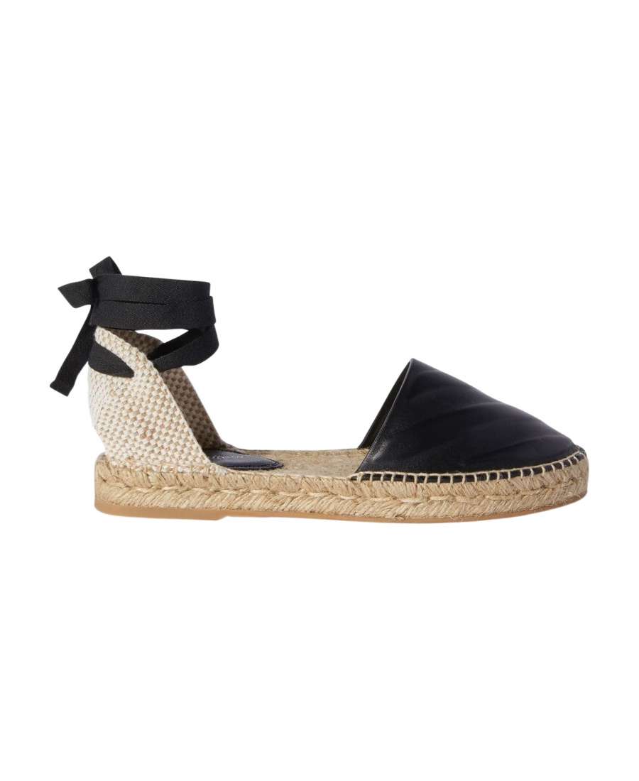 Shop Off-white Diag Wraparound Espadrilles In Nude