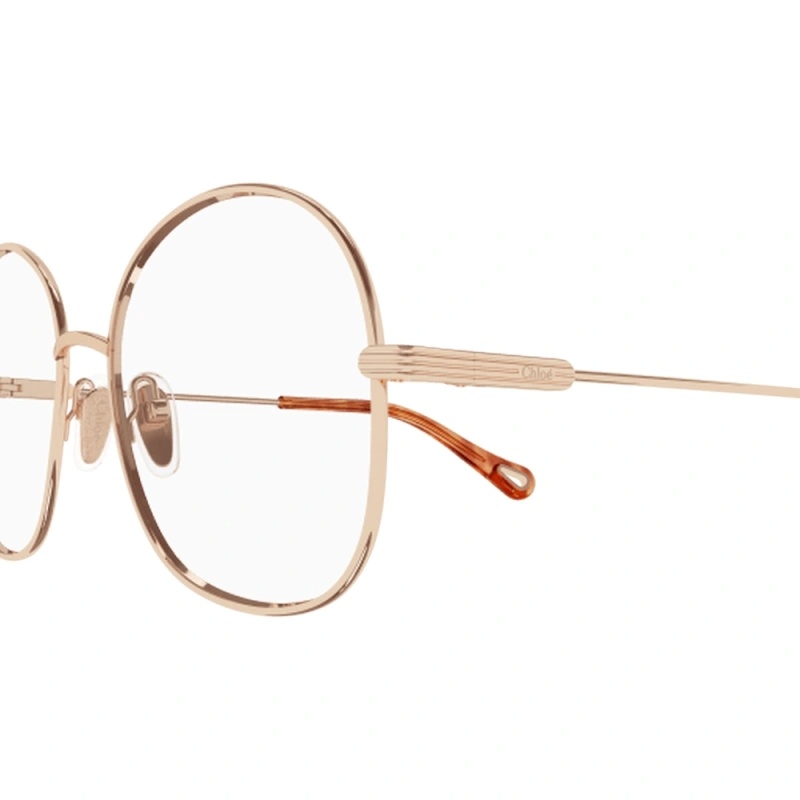 Chloé Benjamine Round-frame Glasses In White