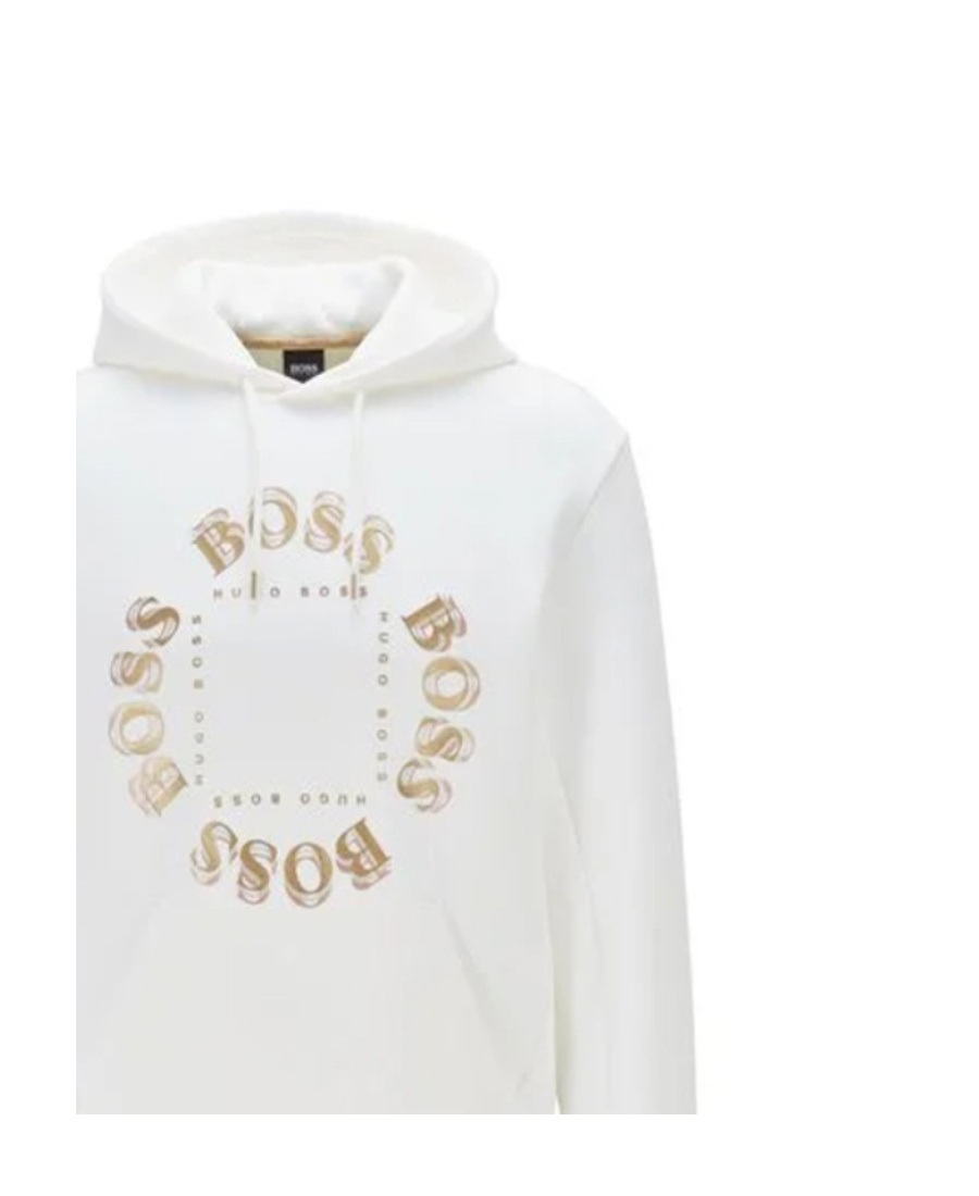 HUGO BOSS LOGO HOODED SWEATER