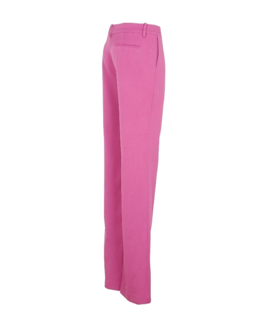 Magda Butrym Flared Wool Pants In Purple