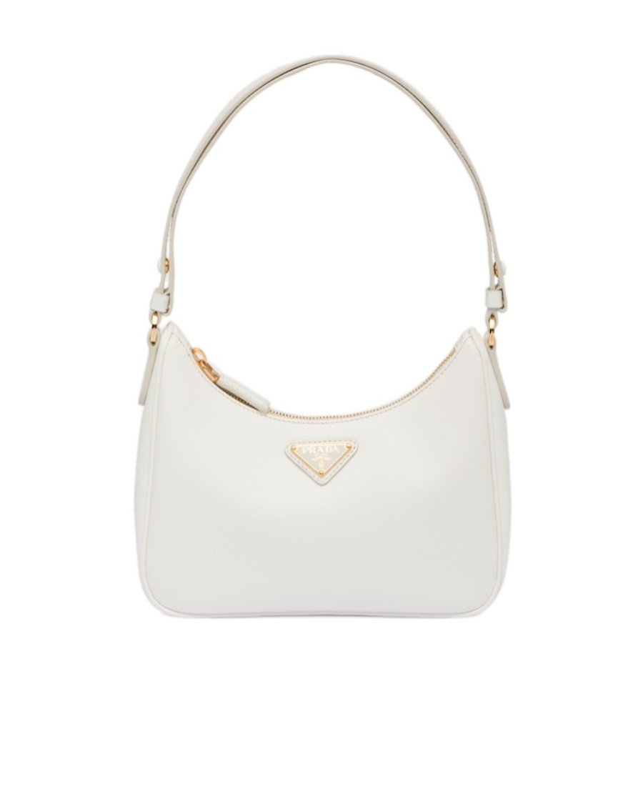 Prada Re-edition Mini Shoulder Bag In White