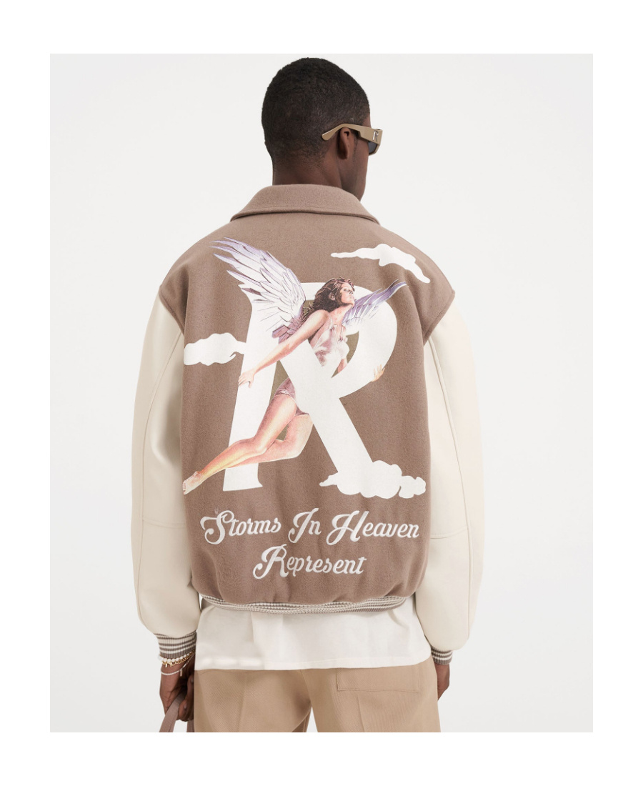 REPRESENT STORMS IN HEAVEN-PRINT BOMBER JACKET