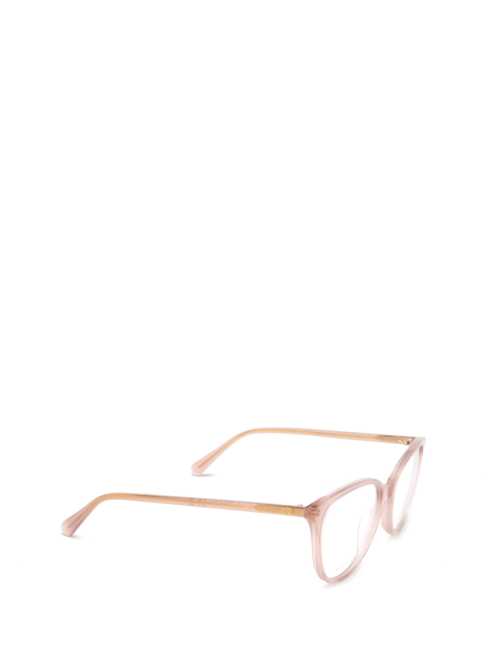 Gucci Transparent-cat-eye-frame Glasses In Nude