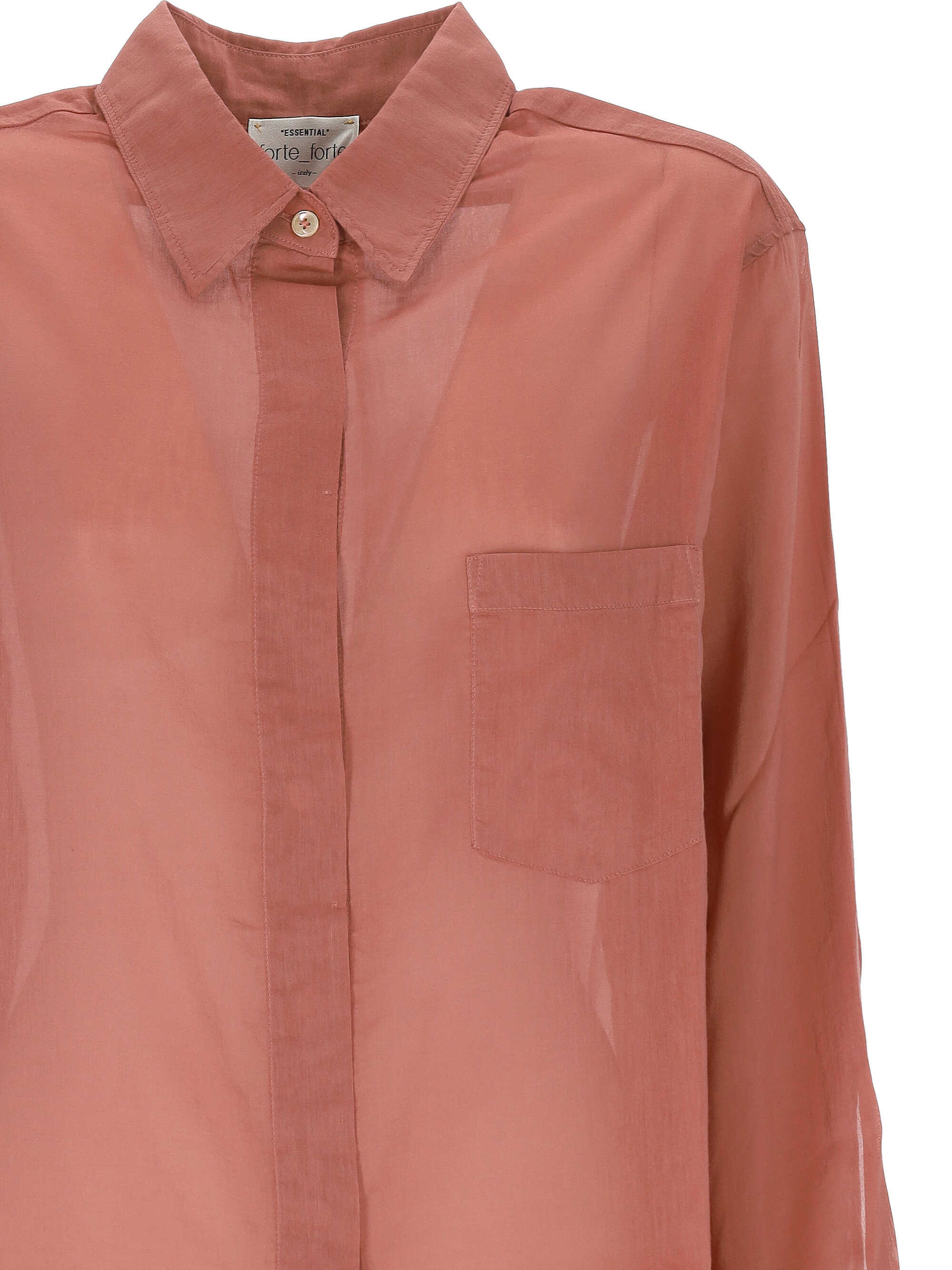 Forte Forte Oversized Shirt In Brown