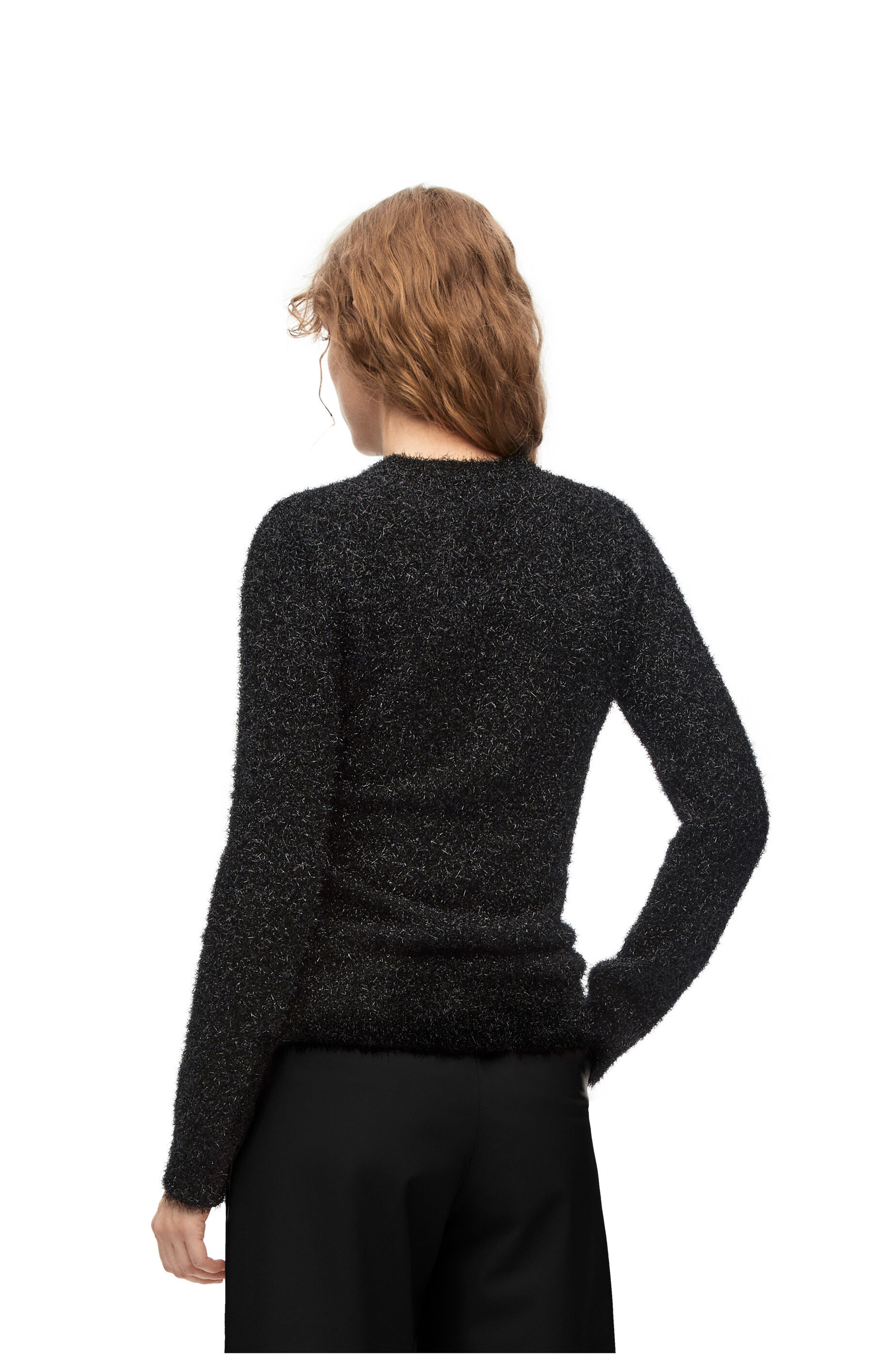 Loewe Sparkle Sweater In Viscose In Black