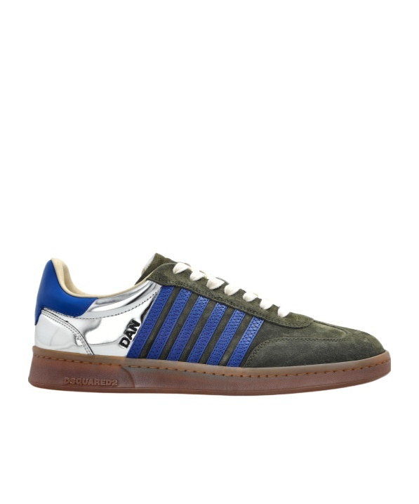 Dsquared2 Lace-up Low-top Sneakers In Green