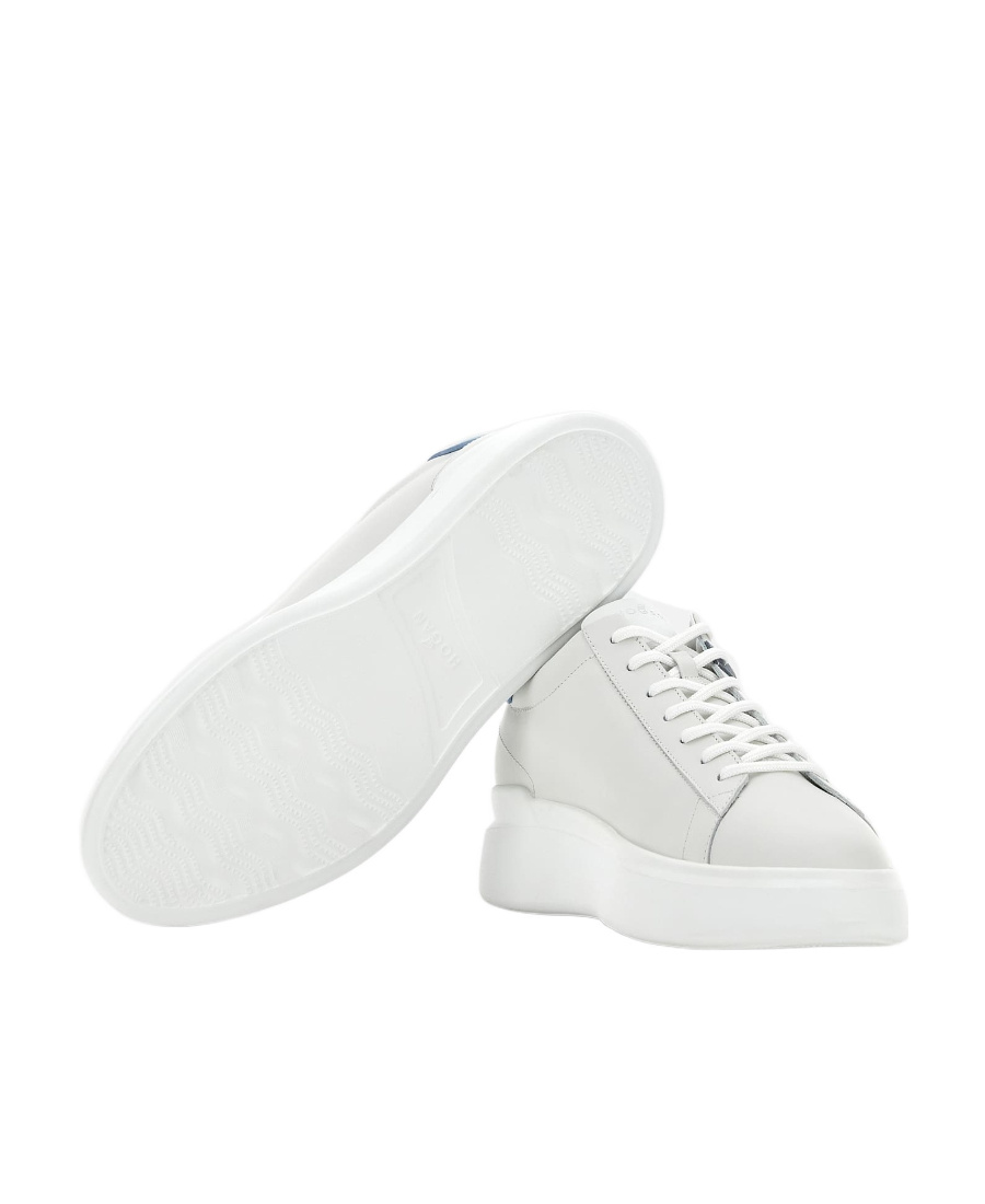 Hogan Lace-up Leather Sneakers In White