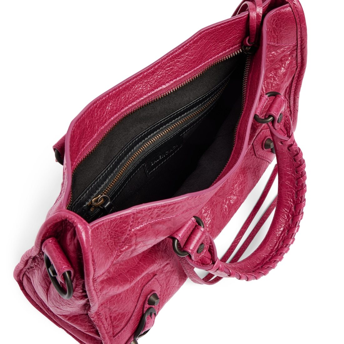 Balenciaga Small Le City Leather Satchel In Pink