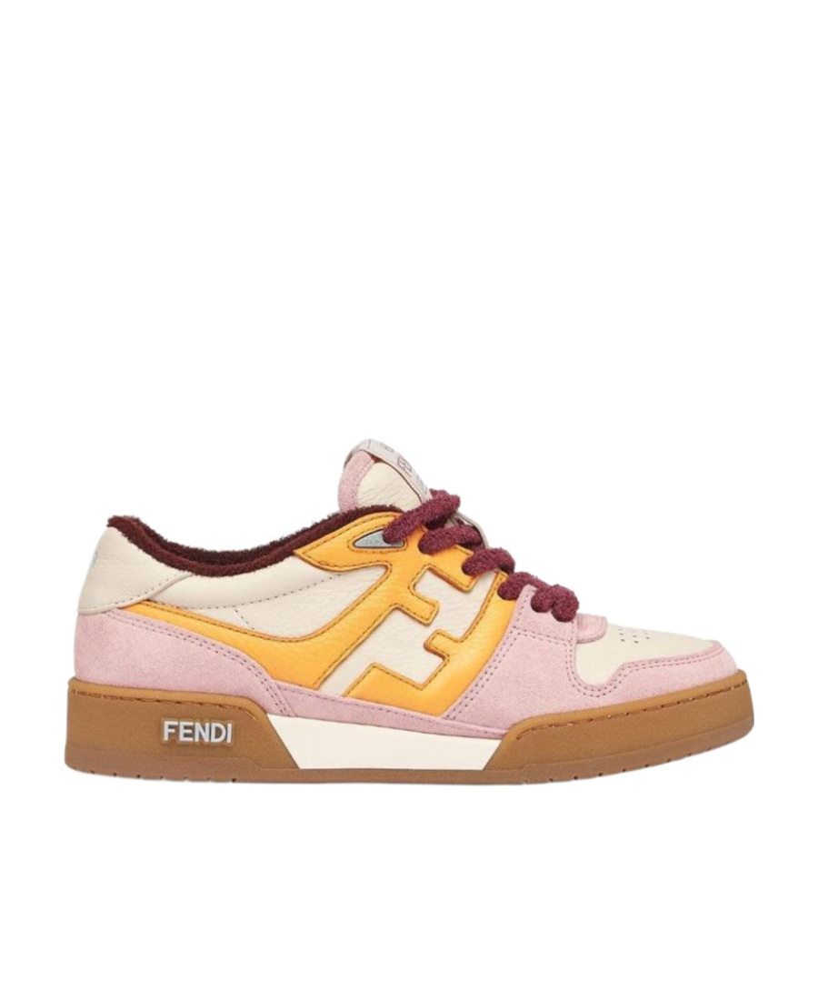 Fendi Match Panelled Low-top Trainers In Multicolor