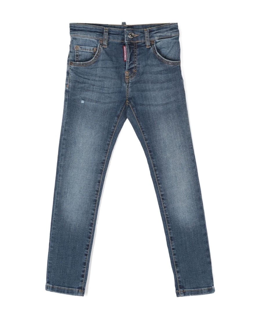 Dsquared2 Multi-pocket Jeans In Blue