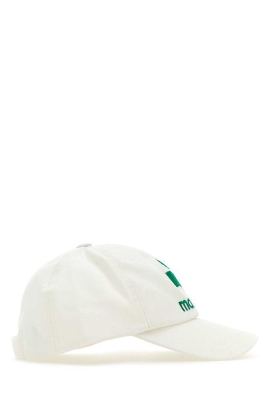 Isabel Marant Logo Embroidered Curved-peak Baseball Cap In White