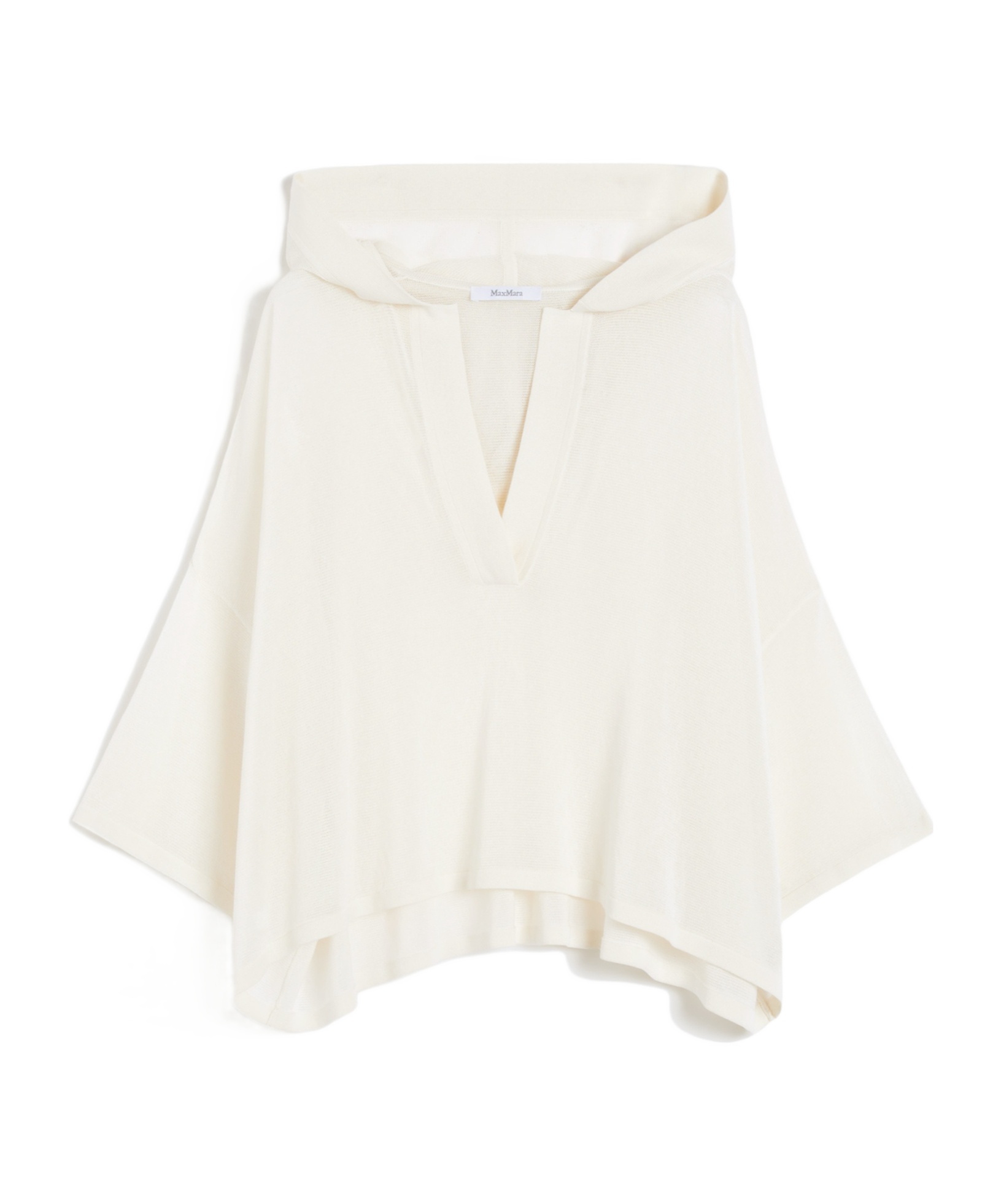 Max Mara Loose Cotton And Viscose Jumper In White