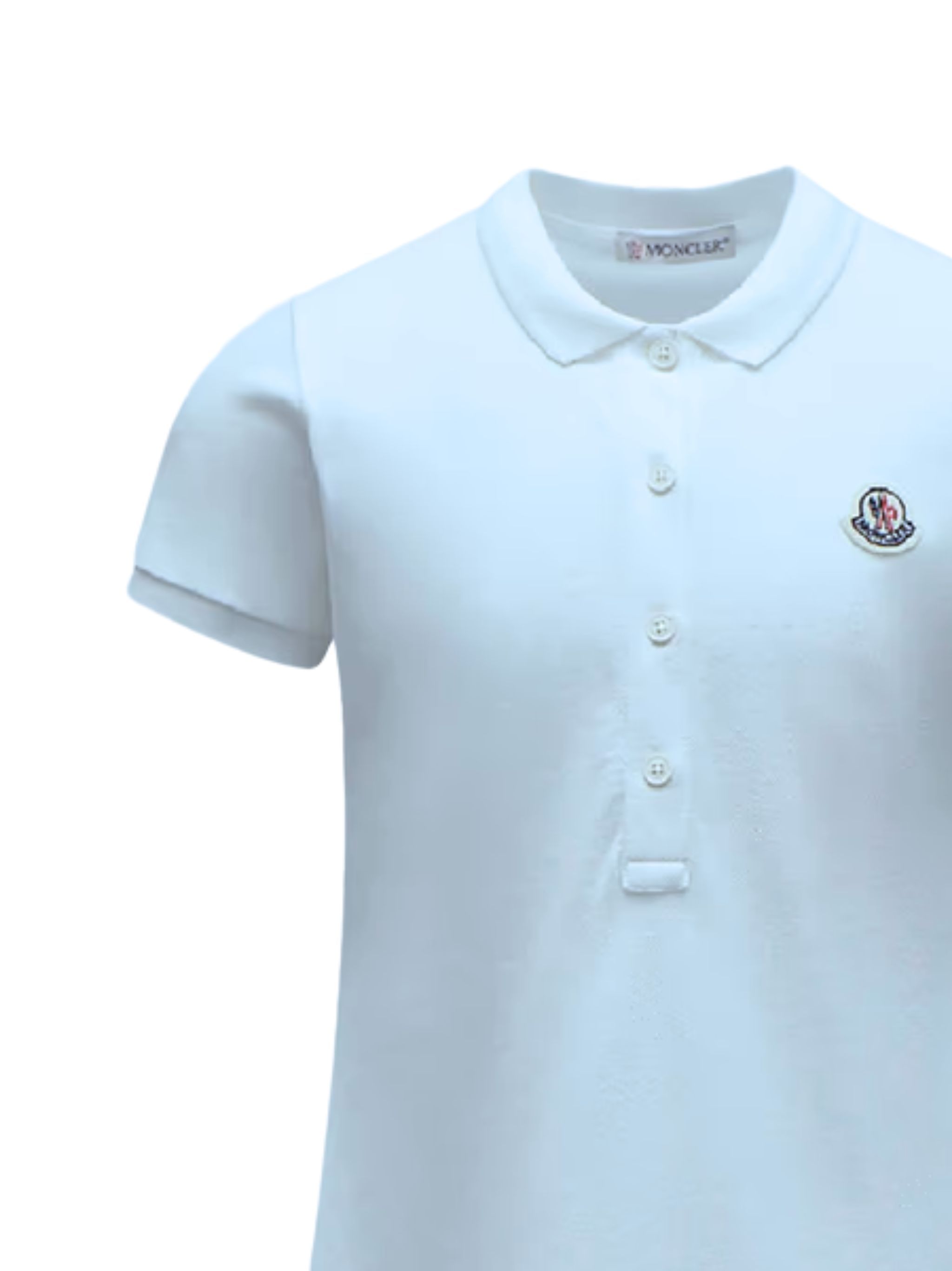 Moncler Logo-patch Dress In Blue