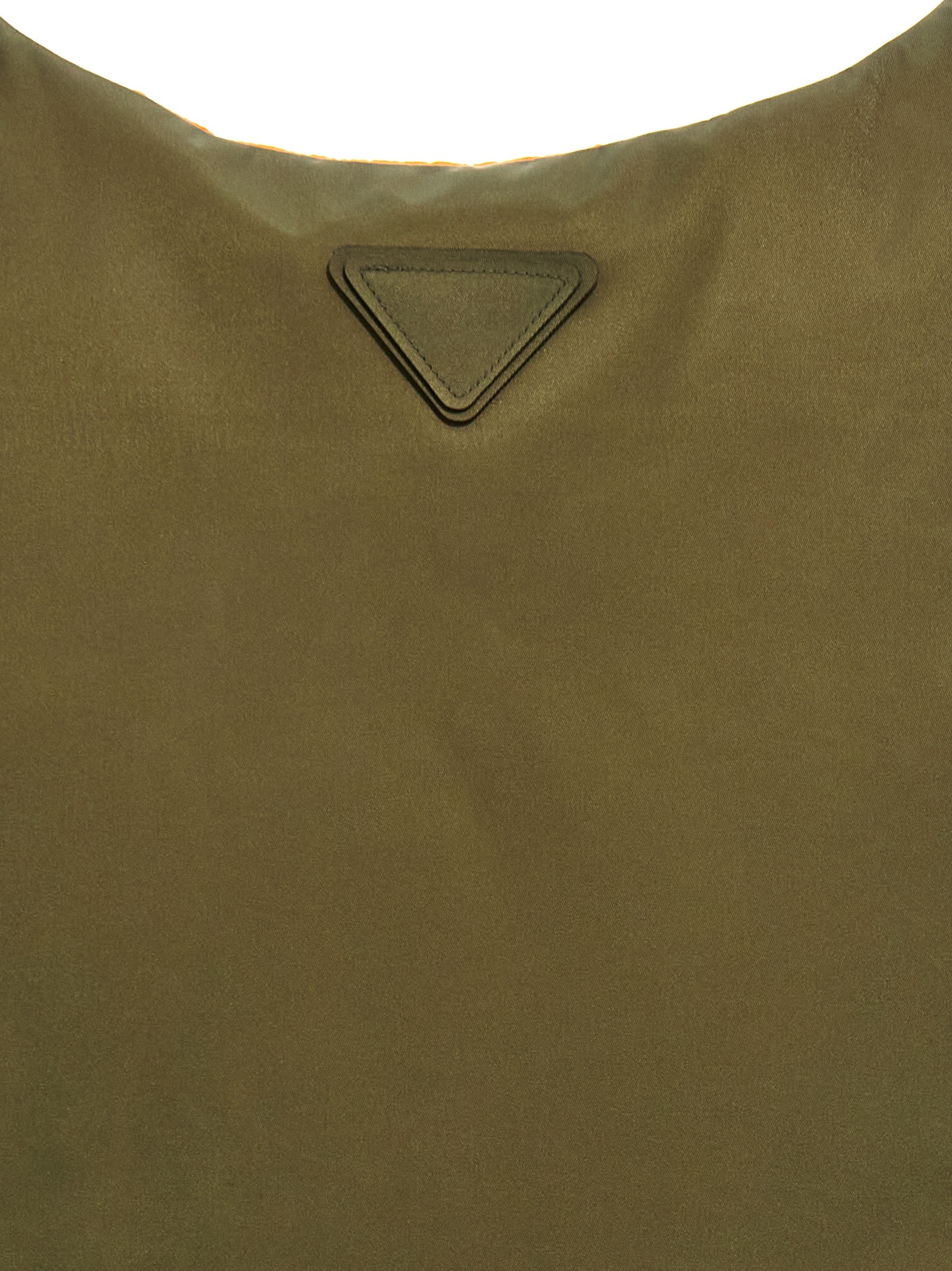 Prada Men Re-nylon Logo Padded Top In Green