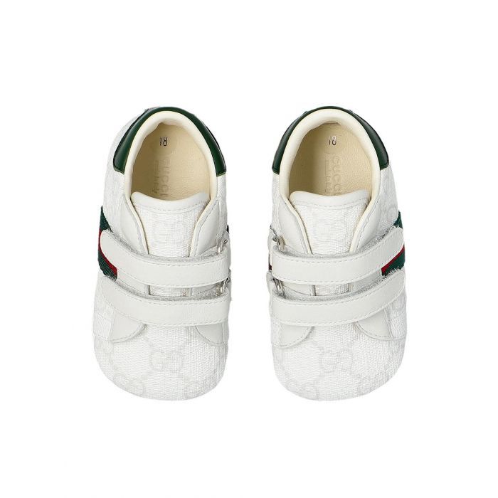 Gucci Sneakers With Allover Logo In White