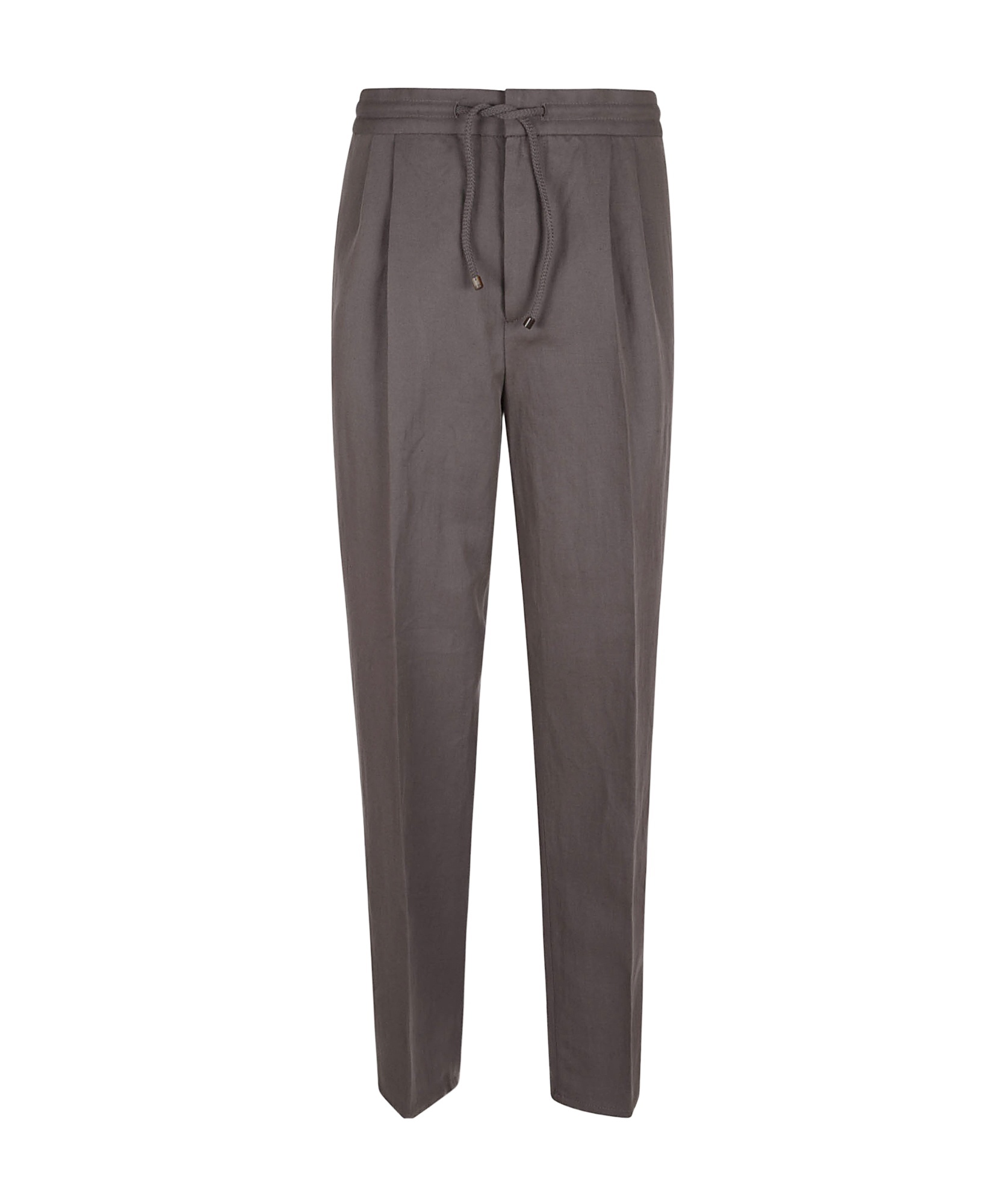Brunello Cucinelli Belt-loop Casual Pants In Black
