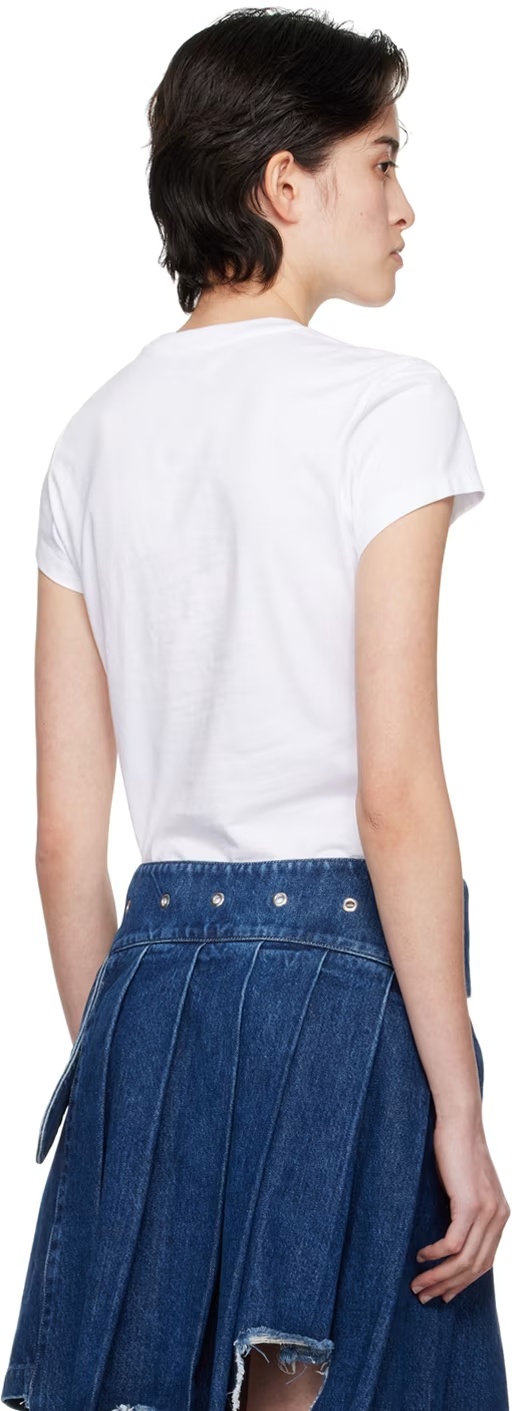 Off-white White Printed T-shirt In White