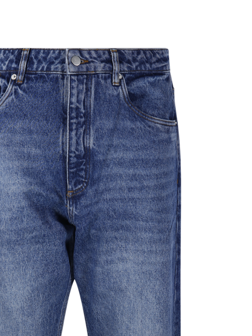 Studio Nicholson Blue Riso Jeans In Blue