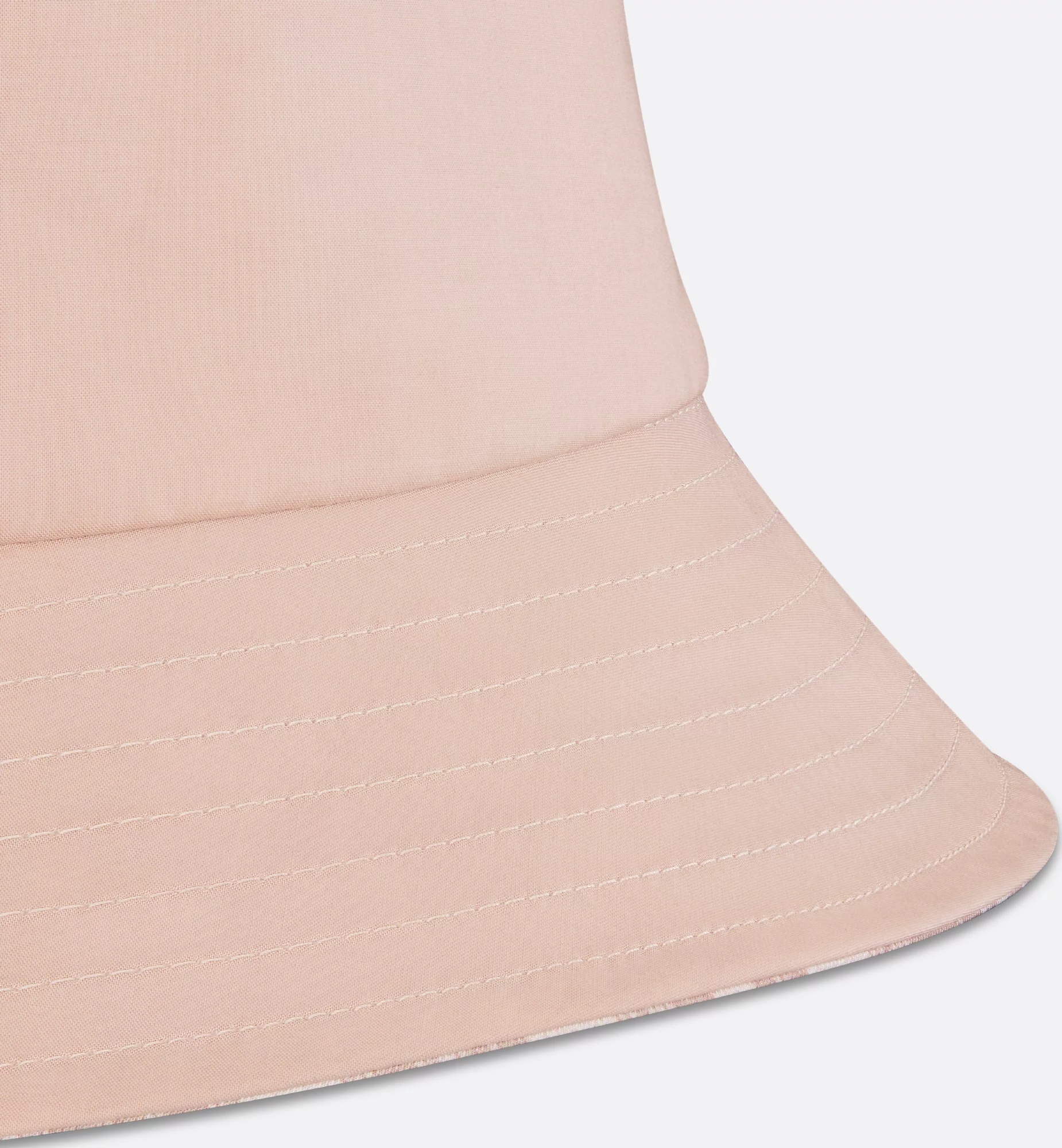 Dior Reversible Teddy-d Small Brim Bucket Hat In Nude