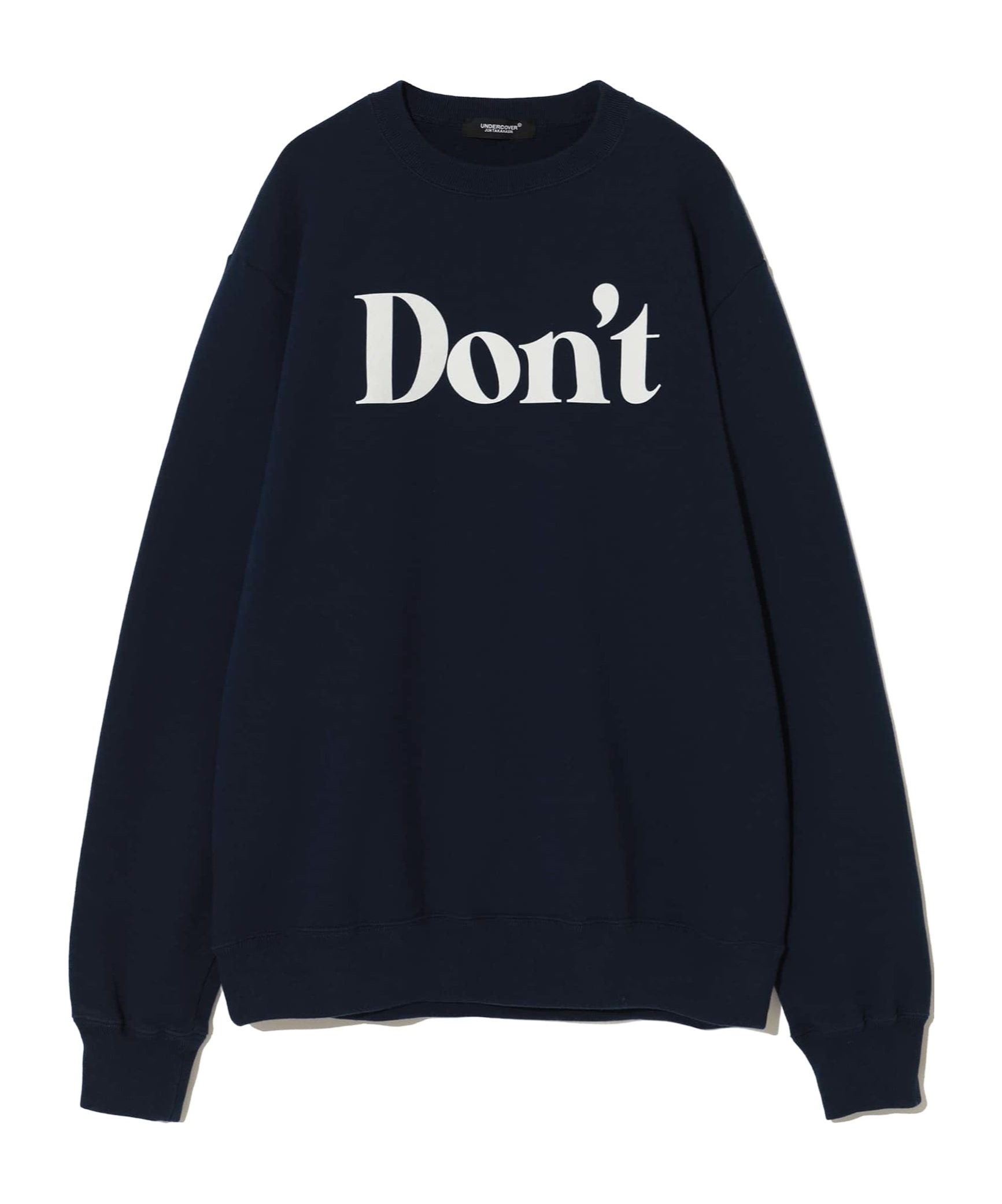 Undercover Slogan-print Cotton Sweatshirt In Black