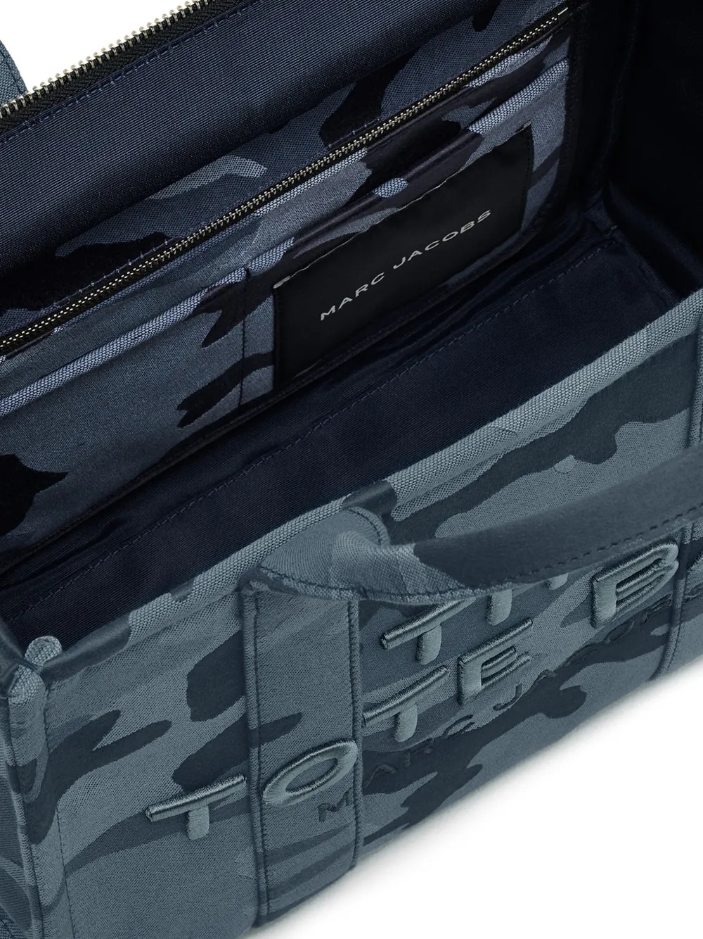 Marc Jacobs Camouflage Printed Shoulder Bag In Black