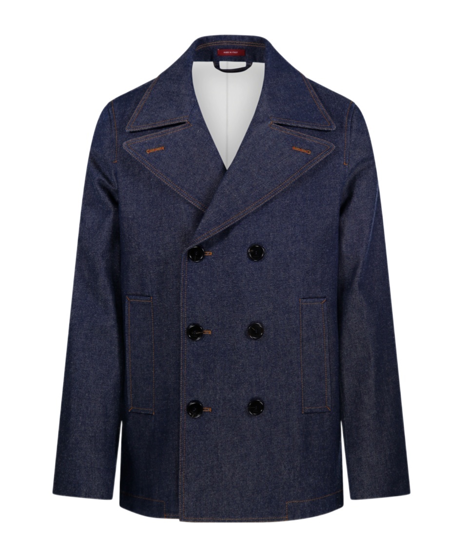 Gucci Denim Blazer In Blue