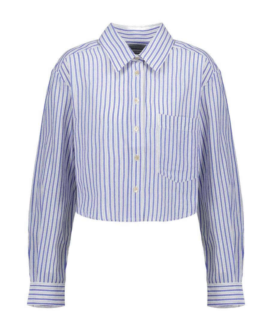 Isabel Marant Étoile Eliora Striped Shirt In Blue