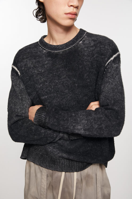 ACNE STUDIOS PRINTED CREW-NECK JUMPER