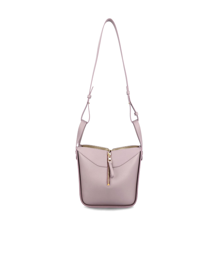 Loewe Compact Hammock Leather Handbag In Nude