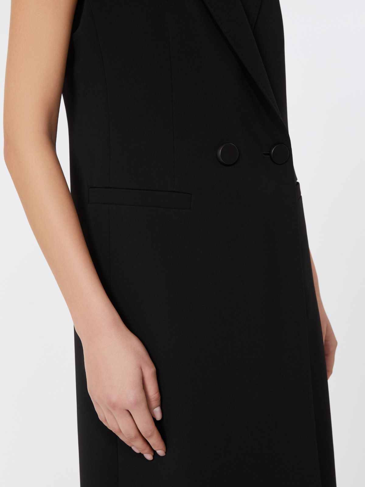 Max Mara V-neck Sleeveless Blazer