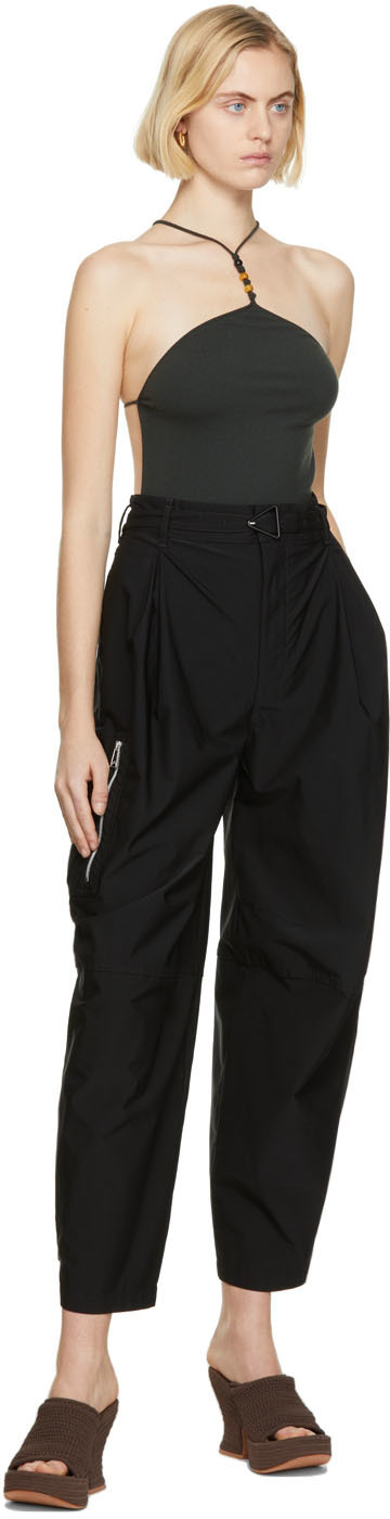 BOTTEGA VENETA BEADED LOOP BELT TIGHT JUMPSUIT 