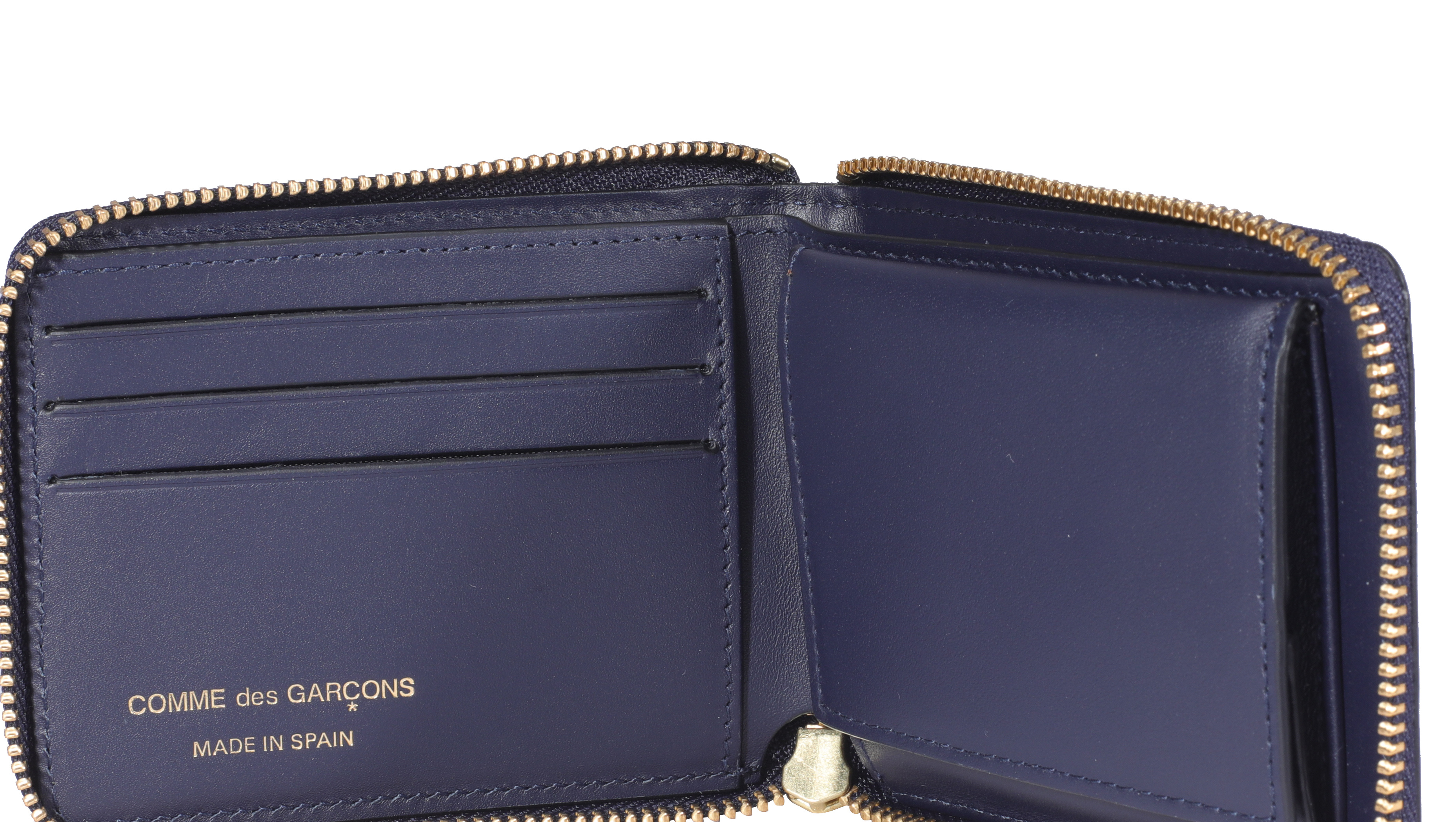 COMME DES GARÇONS LEATHER ZIPPER WALLET