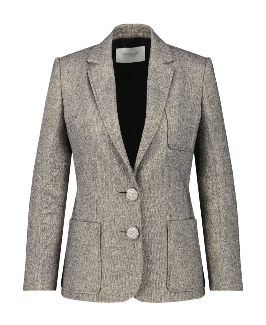 Giambattista Valli Einreihiger Blazer In Gray