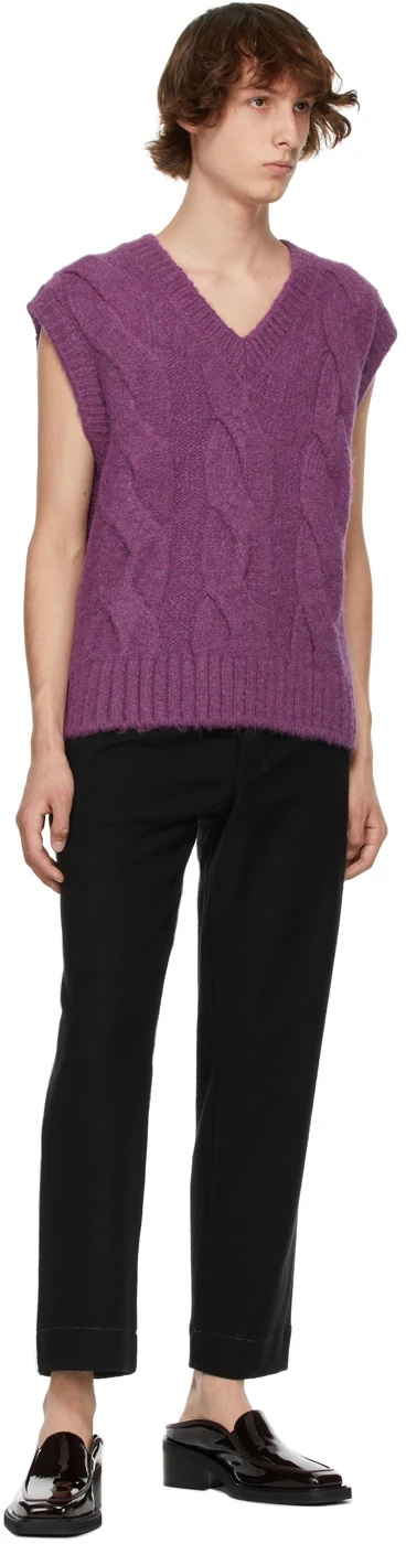 We11 Done Sleeveless Pullover In Purple