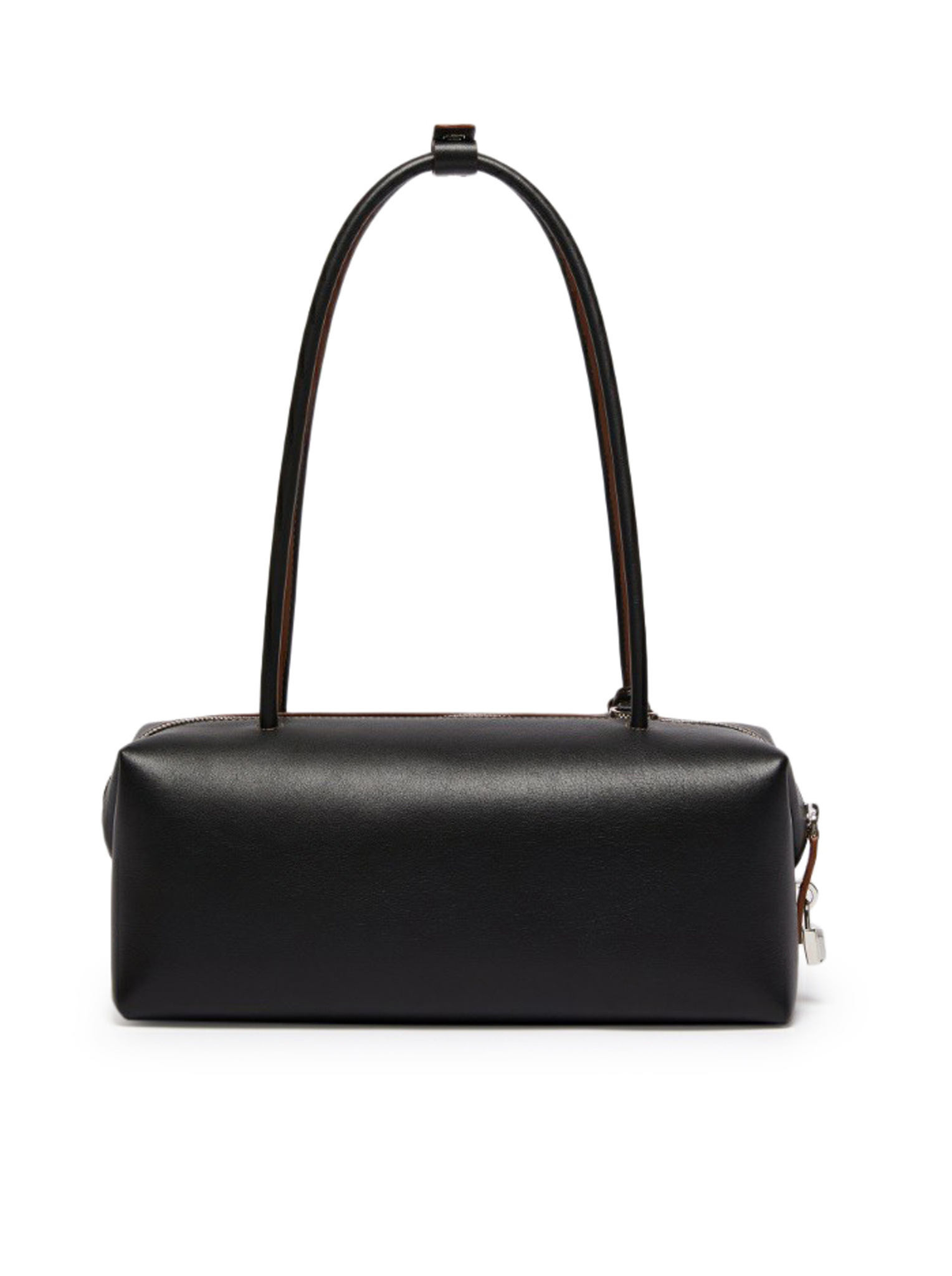 Max Mara Maxmara Women Holdallstring - Natural Leather Satchel In Black