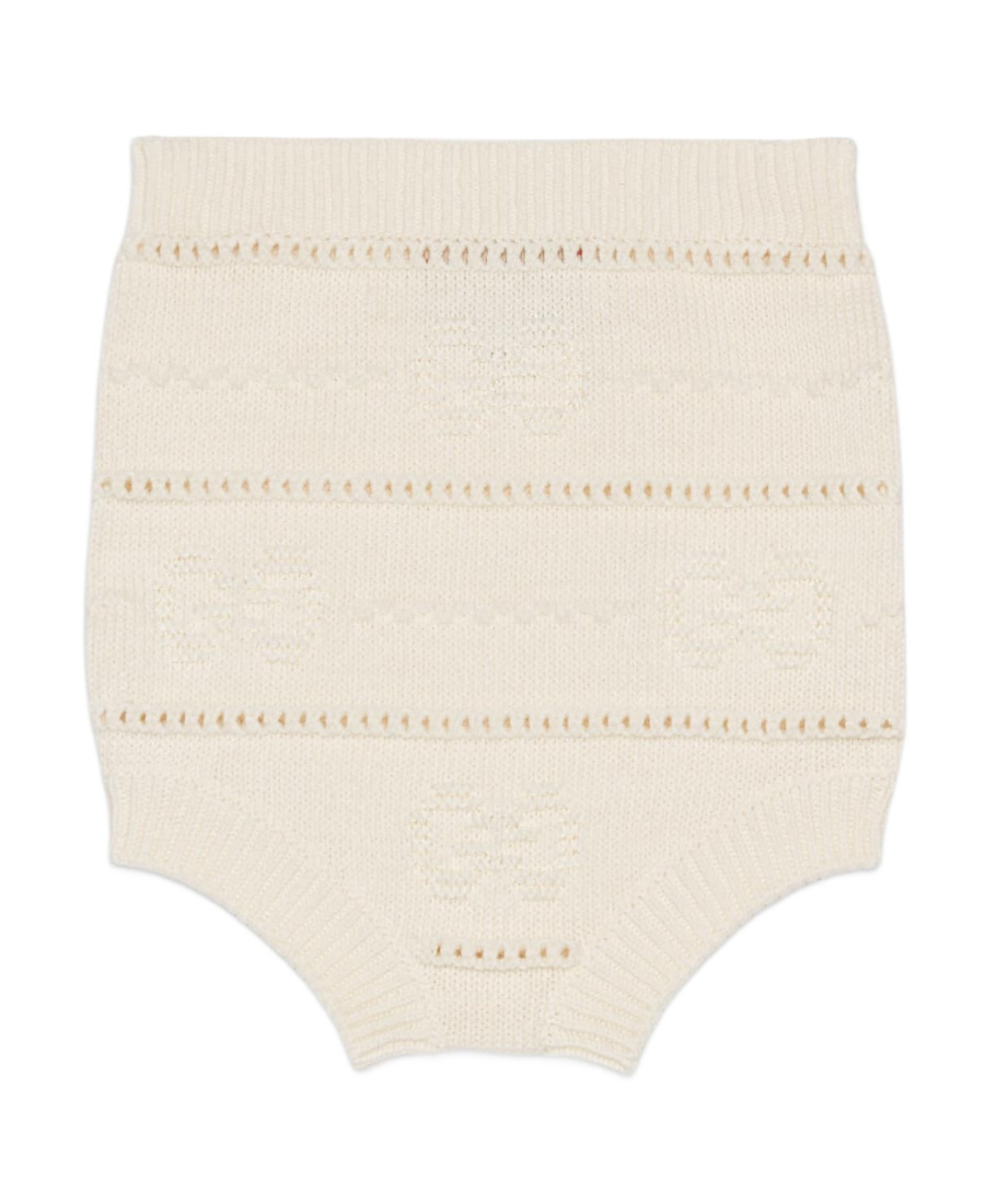 Gucci Ribbed Knitted Shorts In White