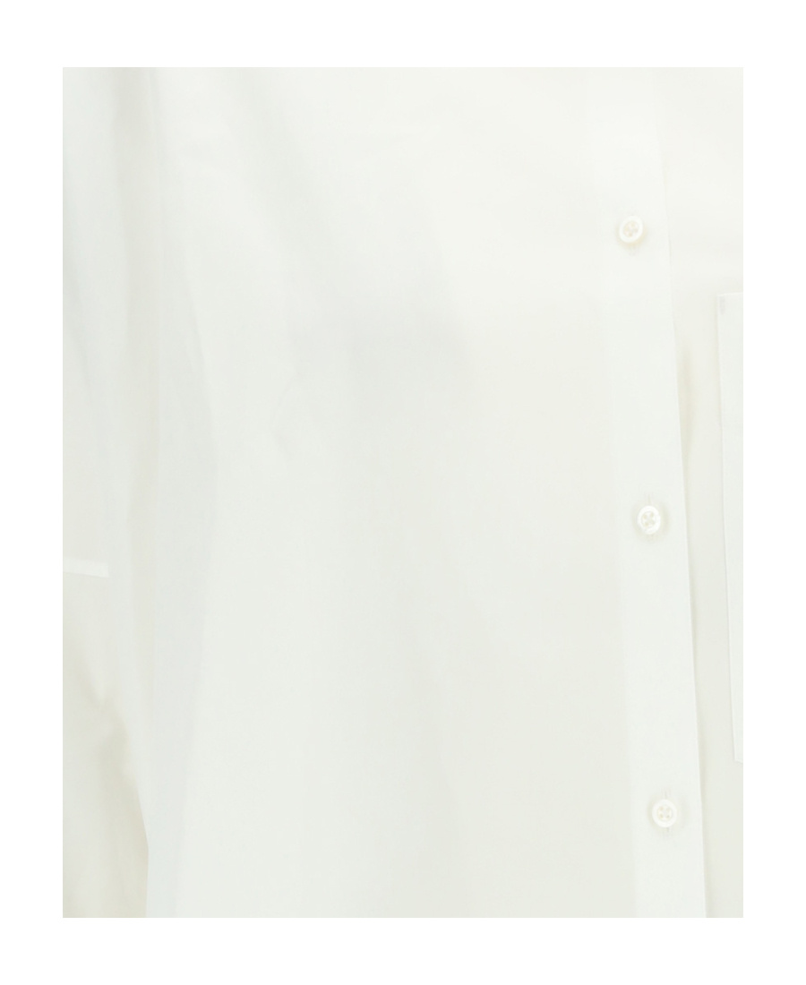 Jil Sander A-line Shirt Dress In White