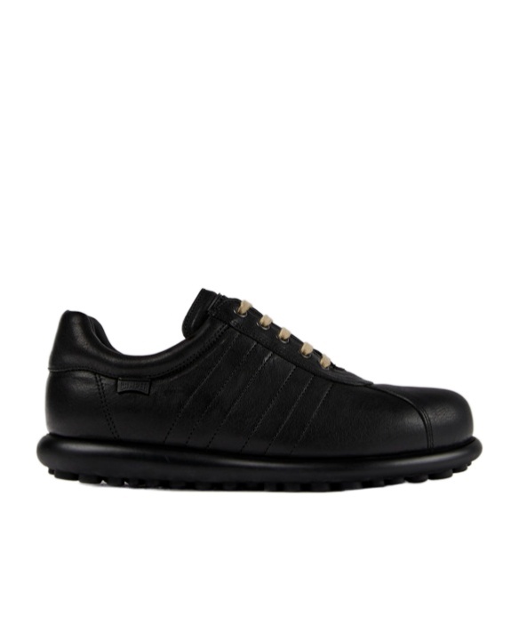 Camper Ariel Low-top Leather Sneakers In Black