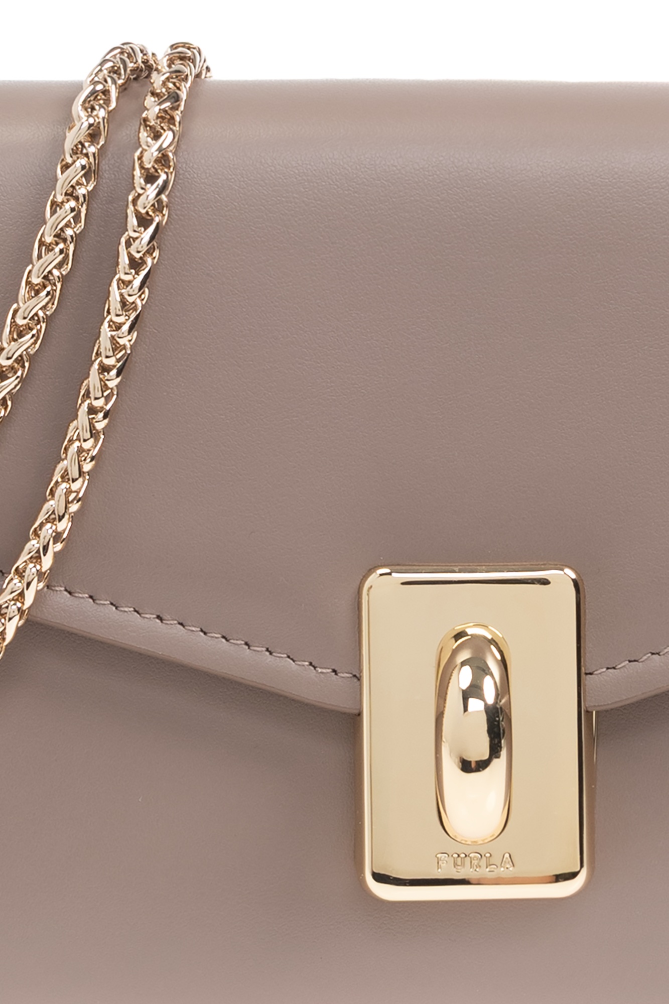 Furla Meridiana Cross Body Bag In Nude