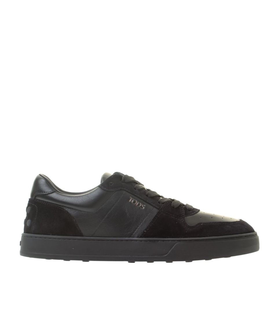 Tod's Logo Sneakers In Black